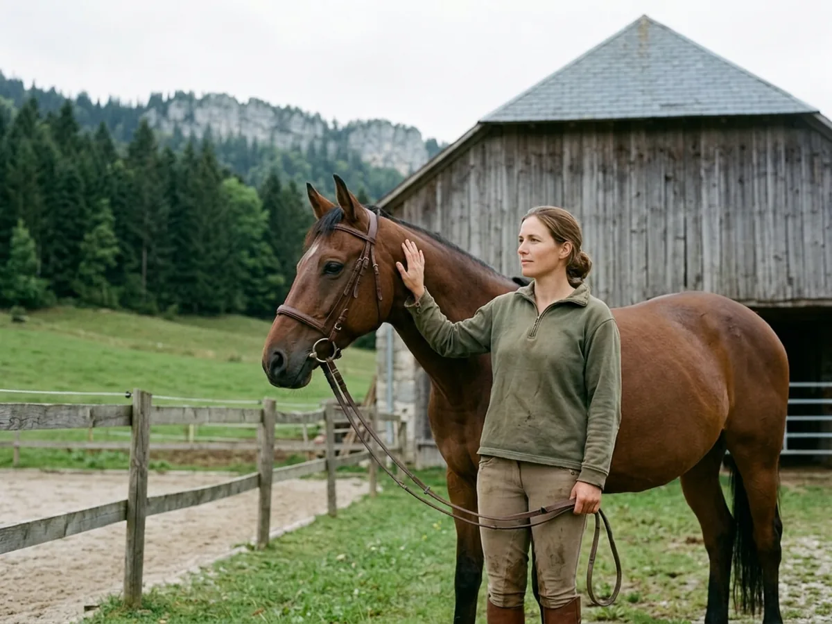 Cours d'équitation à Notre-Dame-des-Millières, Savoie