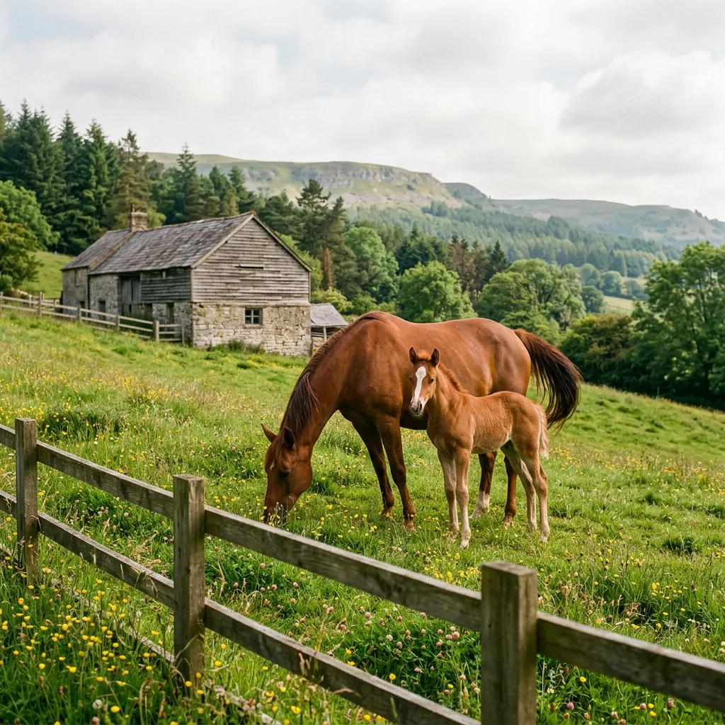 Élevage de chevaux, Centre équestre des Millières, Notre-Dame-des-Millières